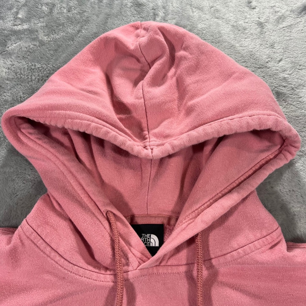The North Face Hoodie Womens Size M Pink Pullover Box Logo A4M4N - Picture 5 of 16